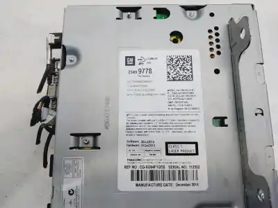 Second-hand car spare part audio system / radio cd for opel astra j lim. selective oem iam references 23499778  