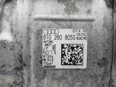 Peça sobressalente para automóvel em segunda mão compressor de ar condicionado a/a a/c por audi a4 allroad quattro (8k) 2.0 tdi (110kw) referências oem iam 8t0260805s 0 wagon 