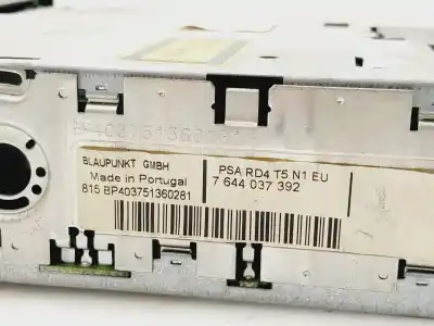 Pezzo di ricambio per auto di seconda mano impianto audio / radio cd per peugeot 307 break/sw (s2) x-line 90 cv / 66 kw riferimenti oem iam 9650711477  