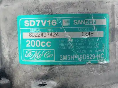 Автозапчастина б/у компресор кондиционера для ford focus c-max (cap) trend (d) посилання на oem iam 3m5h19d629hc  