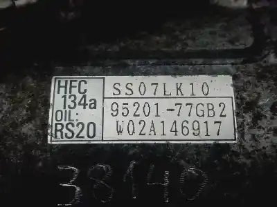 Автозапчастина б/у компресор кондиционера для suzuki jimny sn (fj) techo metálico посилання на oem iam 9520062ja0  
