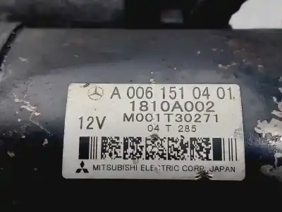 Pezzo di ricambio per auto di seconda mano motorino di avviamento per smart forfour (454) 1.5 cdi (454.001) riferimenti oem iam a0061510401  