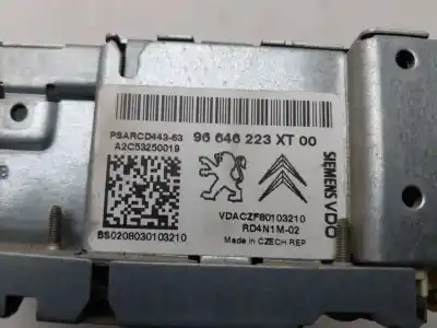 Pezzo di ricambio per auto di seconda mano impianto audio / radio cd per citroen c4 picasso i monospace (ud_) 1.6 hdi riferimenti oem iam 96646223xt  