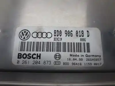Second-hand car spare part ecu engine control for audi a4 berlina (b5) 1.8 oem iam references 8d0906018d  