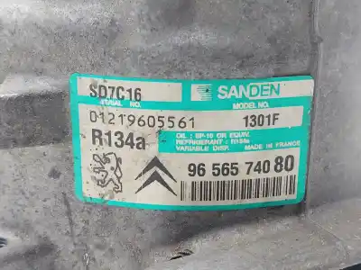 Second-hand car spare part air conditioning compressor for peugeot 407 sw st confort oem iam references 9656574080  