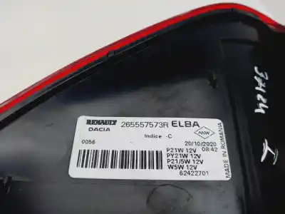 Автозапчасти б/у левый задний фонарь за dacia sandero iii stepway comfort ссылки oem iam 265557573r  
