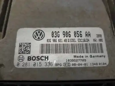 Peça sobressalente para automóvel em segunda mão centralina de motor uce por seat leon (1p1) reference referências oem iam 03g906056aa