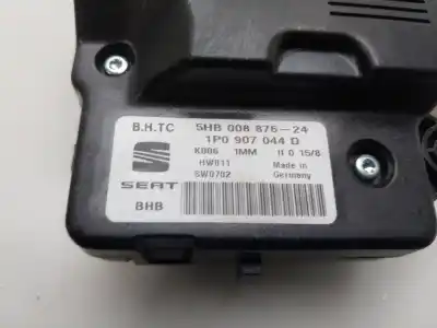 Peça sobressalente para automóvel em segunda mão comando de sofagem (chauffage / ar condicionado) por seat leon (1p1) reference referências oem iam 1p0907044d  