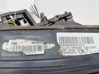 Pezzo di ricambio per auto di seconda mano luce di coda interna sinistra per seat leon (5f1) 2.0 tdi riferimenti oem iam 5f0945307d  