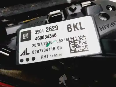 Second-hand car spare part interior left tailgate light for opel corsa e color edition oem iam references 39012629  