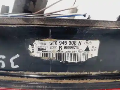 Автозапчасти б/у внутренний правый задний фонарь за SEAT LEON (5F1) FR Fast Lane ссылки OEM IAM 5F0945308N  