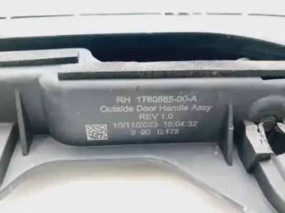 Автозапчастина б/у завнішня ручка задня права для tesla model 3 basis rwd 325 cv / 239 kw посилання на oem iam 178088500a  