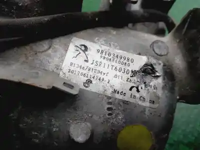 Pezzo di ricambio per auto di seconda mano compressore aria condizionata per citroen c-elysée shine riferimenti oem iam 9810349980  