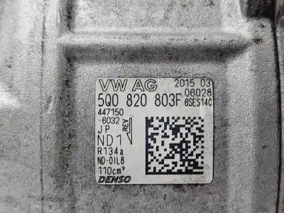Second-hand car spare part Air Conditioning Compressor for AUDI A3 (8V) Attraction OEM IAM references 5Q0820803F  