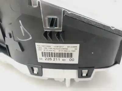 Peça sobressalente para automóvel em segunda mão quadrante por peugeot 208 style referências oem iam 9822621180  