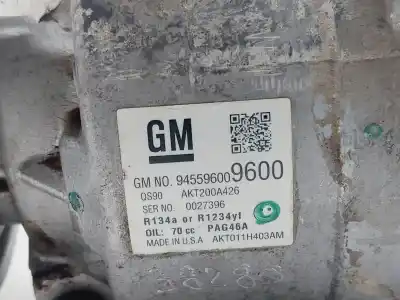 Pezzo di ricambio per auto di seconda mano compressore aria condizionata per opel mokka x selective 140 cv / 103 kw riferimenti oem iam 945596009600  