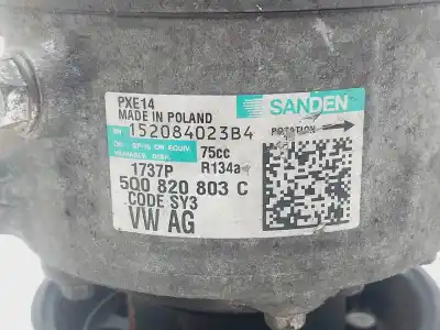 Автозапчастина б/у компресор кондиционера для seat leon (5f1) 1.6 tdi посилання на oem iam 5q0820803c  