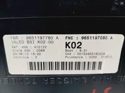 Second-hand car spare part BSI CONTROL UNIT for PEUGEOT 307 (S1)  OEM IAM references 9651197780  