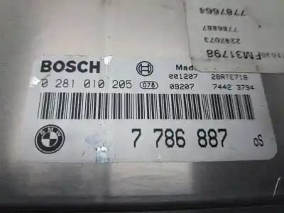 Second-hand car spare part ecu engine control for bmw serie 3 berlina (e46) 320d oem iam references 7786887  