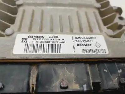 Second-hand car spare part ecu engine control for renault scenic ii confort expression oem iam references 8200565863  