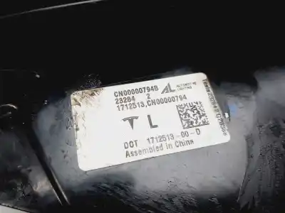Автозапчастина б/у лампа бампера задній лівий для tesla model 3 basis rwd 325 cv / 239 kw посилання на oem iam 171251300d  