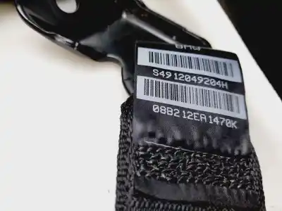 Second-hand car spare part rear right seat belt for bmw x6 (e71) 3.0d oem iam references s4912049204h