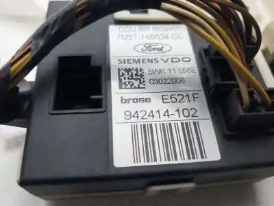 Second-hand car spare part rear right window motor for ford focus lim. (cb4) titanium oem iam references 7m5t14b534cc  
