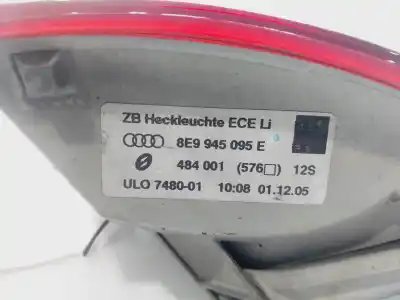 Second-hand car spare part left tailgate light for audi a4 b7 avant (8ed) 2.0 tdi 16v oem iam references 8e9945095e  