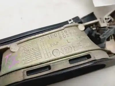 Peça sobressalente para automóvel em segunda mão puxador exterior traseiro esquerdo por seat leon (1p1) reference referências oem iam 1p0839205