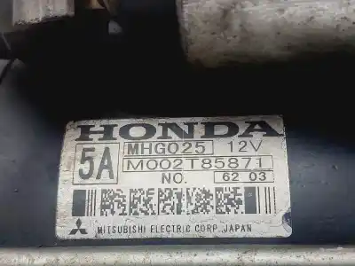 Автозапчасти б/у двигатель запускается за honda civic berlina 5 (fk) 2.2 i-ctdi comfort ссылки oem iam m002t85871  