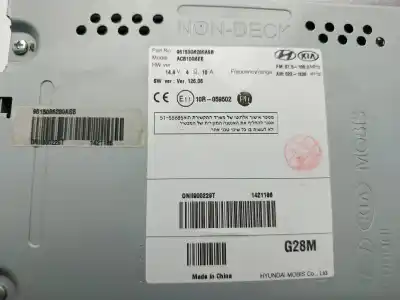 Second-hand car spare part audio system / radio cd for kia picanto (ja) concept oem iam references 96150g6280  