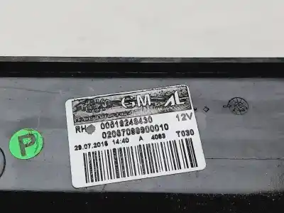Second-hand car spare part right tailgate light for opel combo d kasten l1h1 2.4t 90 cv / 66 kw oem iam references 519248430