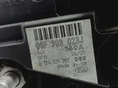 Автозапчасти б/у генератор за audi a4 b7 avant (8ed) 2.0 tdi ссылки oem iam 06f903023j  