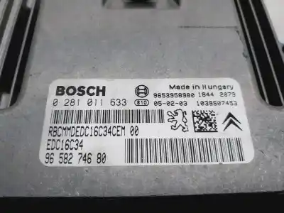 Gebrauchtes Autoersatzteil ecu-motorsteuergerät uce motorsteuergerät zum peugeot 407 sw sr confort oem-iam-referenzen 9658274680  