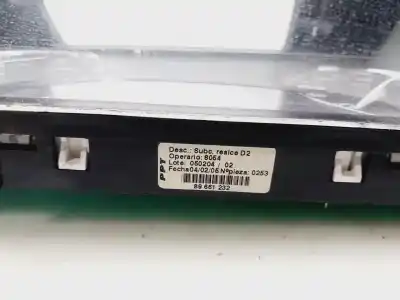 Pièce détachée automobile d'occasion compteur de vitesse tableau de bord pour peugeot 407 sw sr confort références oem iam 9658137280  