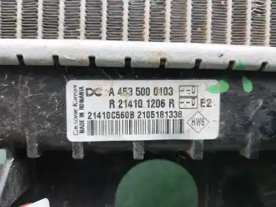 Автозапчасти б/у водяной радиатор за smart forfour basis (66kw) (453.044) 90 cv / 66 kw ссылки oem iam a4535000103  