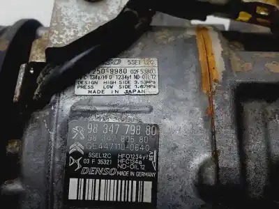 Автозапчастина б/у компресор кондиционера для opel mokka 1.2 business elegance [1.2 ltr. - 96 kw] посилання на oem iam 9834779880  