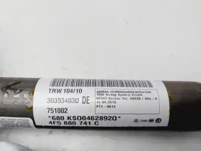 Peça sobressalente para automóvel em segunda mão airbag de cortina dianteiro esquerdo por audi a6 berlina (4f2) 2.0 tdi referências oem iam 4f5880741c