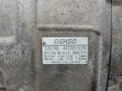 Peça sobressalente para automóvel em segunda mão compressor de ar condicionado a/a a/c por bmw x3 (e83) 3.0sd referências oem iam 4472600780  