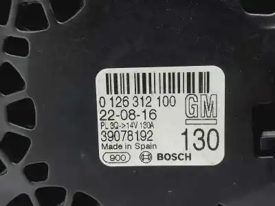 Автозапчасти б/у генератор за OPEL CORSA E Excellence ecoFlex 116 CV / 85 KW ссылки OEM IAM 39078192  