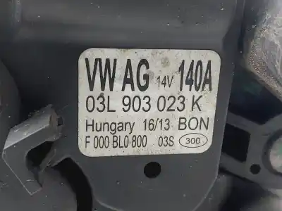 Автозапчастина б/у генератор для seat leon (5f1) 1.6 tdi посилання на oem iam 03l903023k  