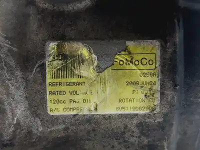 Peça sobressalente para automóvel em segunda mão compressor de ar condicionado a/a a/c por ford fiesta (cb1) trend referências oem iam 8v5119d629df  