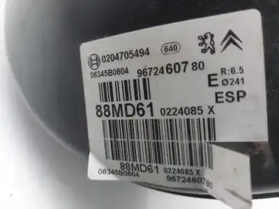 Peça sobressalente para automóvel em segunda mão servo freio por citroen c3 collection referências oem iam 9672460780  