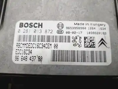 Автозапчастина б/у ебу контролер двигуна для citroen c4 grand picasso sx посилання на oem iam 9664843780  