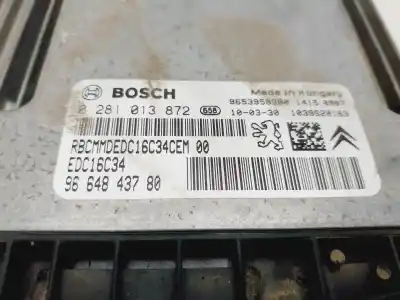 Автозапчасти б/у БЛОК УПРАВЛЕНИЯ ДВИГАТЕЛЕМ за CITROEN BERLINGO CUADRO X ссылки OEM IAM 9664843780  