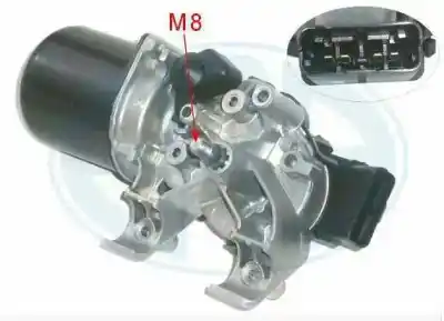 Second-hand car spare part Front Windshield Wiper Motor for RENAULT CLIO III Extreme 106 CV / 78 KW OEM IAM references 8200268931  