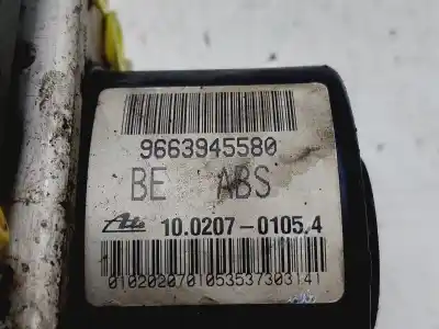 Second-hand car spare part abs for renault kangoo (f/kc0) authentique 4x4 oem iam references 9663945580  