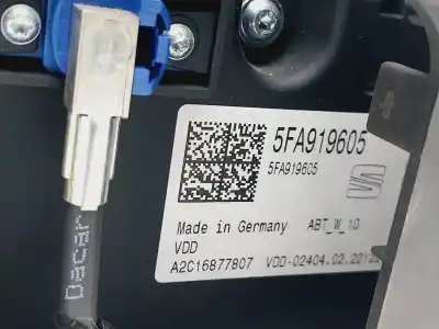 Pezzo di ricambio per auto di seconda mano display multifunzione per cupra formentor (km7) basis 149 cv / 110 kw riferimenti oem iam 5fa919605  