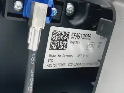 Second-hand car spare part multifunction display for cupra formentor (km7) basis 149 cv / 110 kw oem iam references 5fa919605  