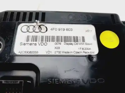 Peça sobressalente para automóvel em segunda mão display gps / multimídia por audi a6 berlina (4f2) 3.0 tdi quattro (165kw) referências oem iam 4f0919603